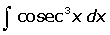Integral con cosecante