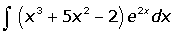 Integral con e