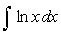 Integral con logaritmo natural 2