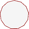 ejemplo de tridecagono