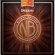 Cuerdas nivel medio guitarra folk D'Addario