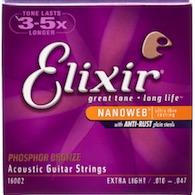 Cuerdas nivel profesional guitarra folk Elixir