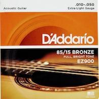 Guitarra D'Addario Cuerdas folk