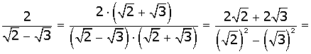 racionalizar - Diccionario de Matemáticas | Superprof