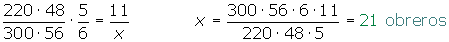 Explicaciones y ejemplos de regla de tres - 51