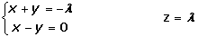 sistemas homogéneos - Diccionario de Matemáticas | Superprof